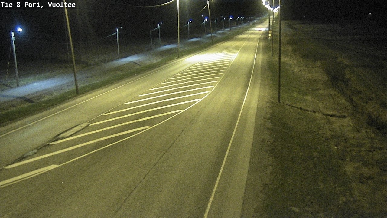 Weather Camera Image Väg 8 Björneborg, Vuoltee, Pori, Satakunta