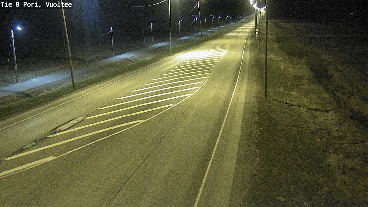 Weather Camera Image Väg 8 Björneborg, Vuoltee, Pori, Satakunta