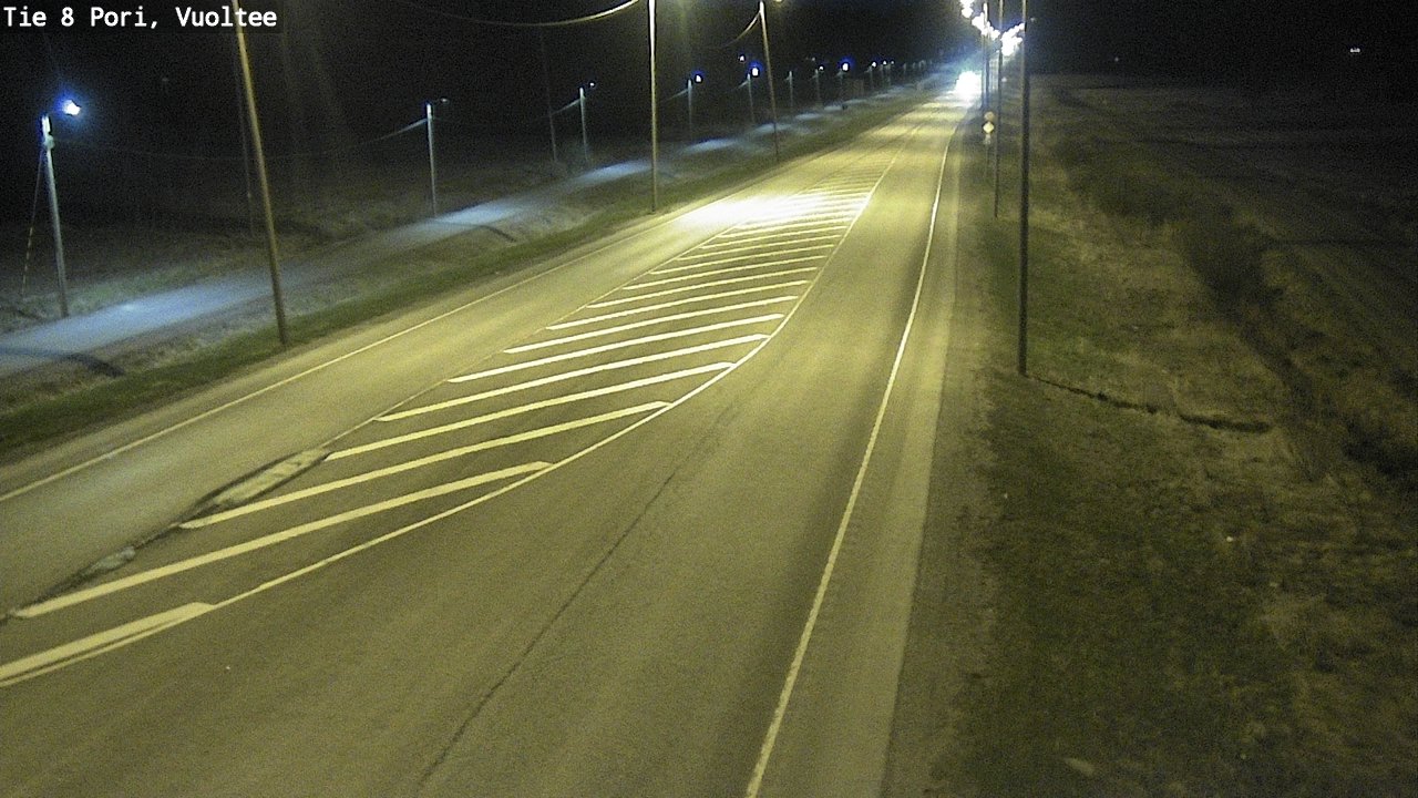 Weather Camera Image Väg 8 Björneborg, Vuoltee, Pori, Satakunta