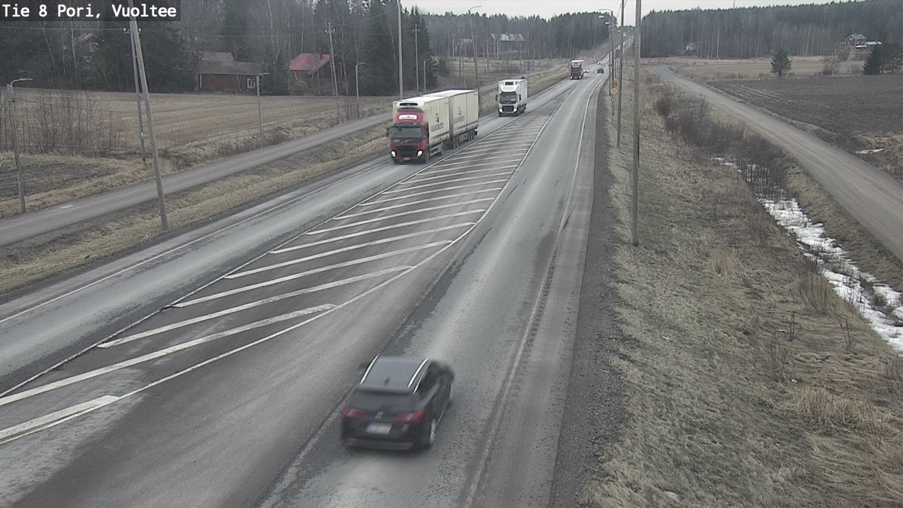 Weather Camera Image Väg 8 Björneborg, Vuoltee, Pori, Satakunta