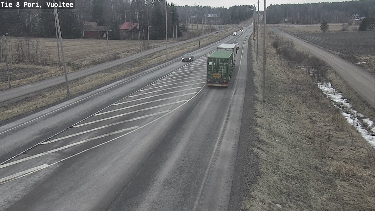 Weather Camera Image Road 8 Pori, Vuoltee, Pori, Satakunta
