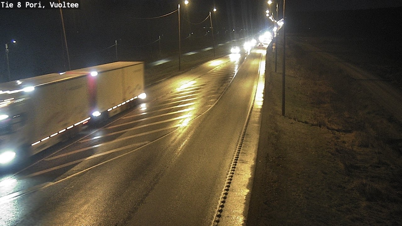Weather Camera Image Road 8 Pori, Vuoltee, Pori, Satakunta