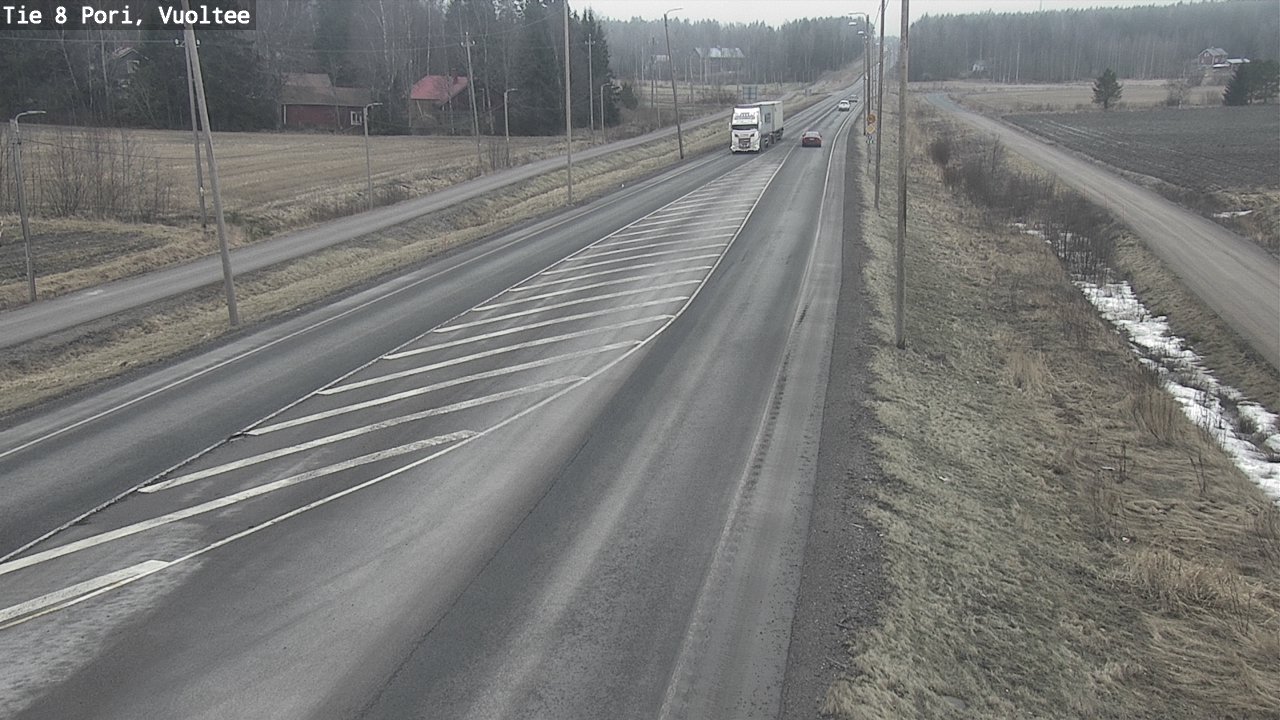 Weather Camera Image Väg 8 Björneborg, Vuoltee, Pori, Satakunta