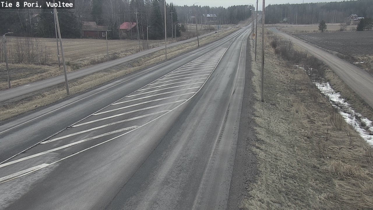 Weather Camera Image Väg 8 Björneborg, Vuoltee, Pori, Satakunta
