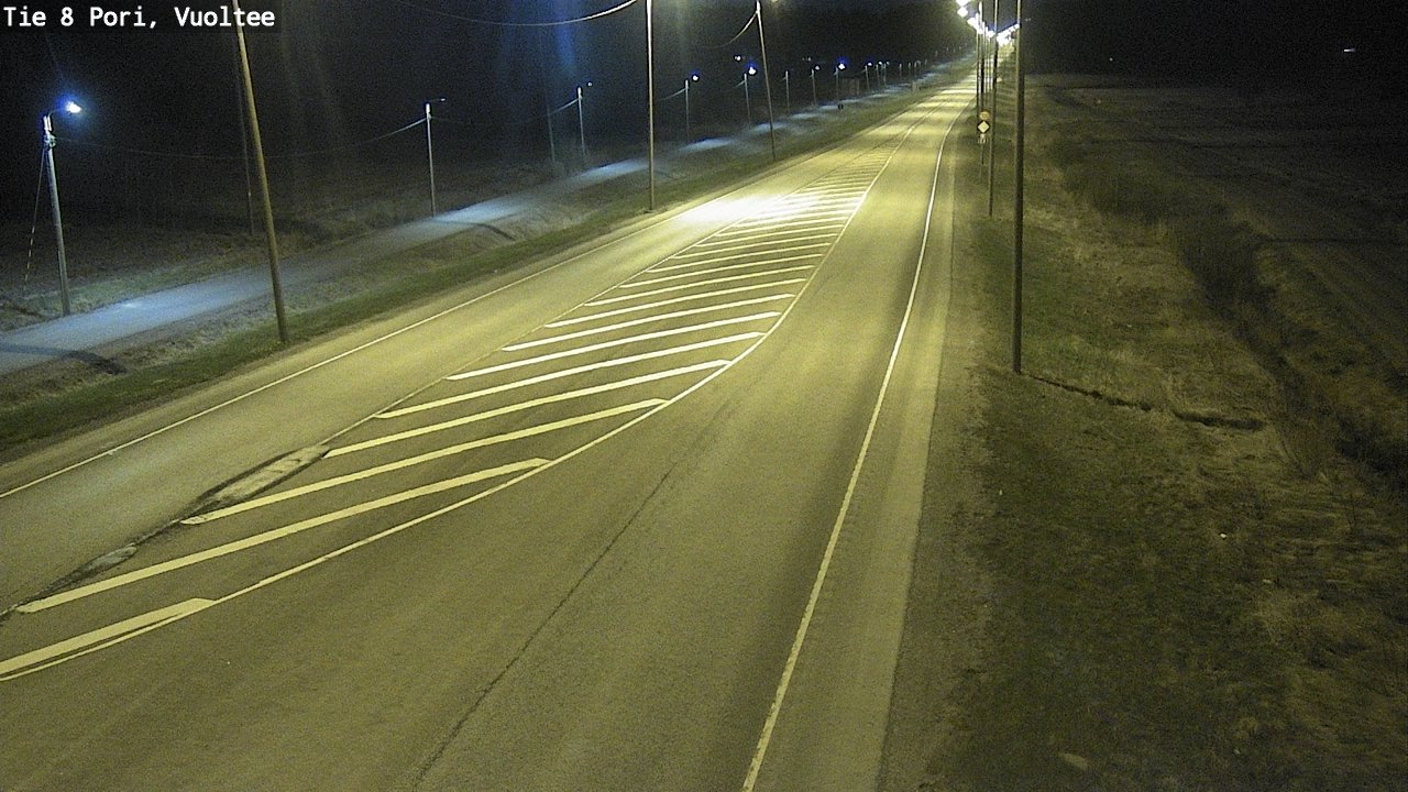 Weather Camera Image Väg 8 Björneborg, Vuoltee, Pori, Satakunta