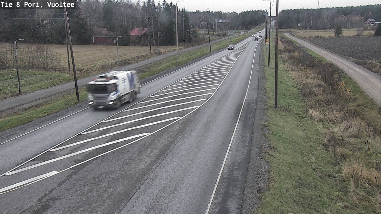 Kelikamerat Kuva Tie 8 Pori, Vuoltee, Pori, Satakunta