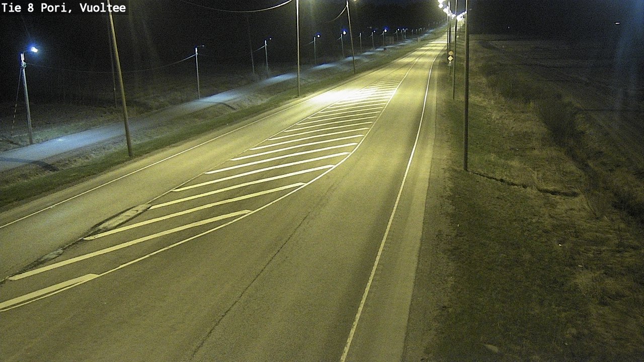 Weather Camera Image Väg 8 Björneborg, Vuoltee, Pori, Satakunta