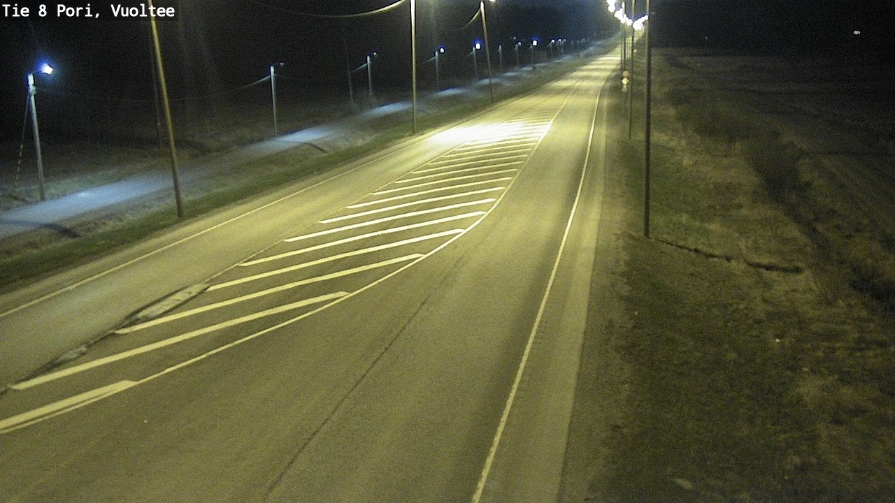 Weather Camera Image Väg 8 Björneborg, Vuoltee, Pori, Satakunta