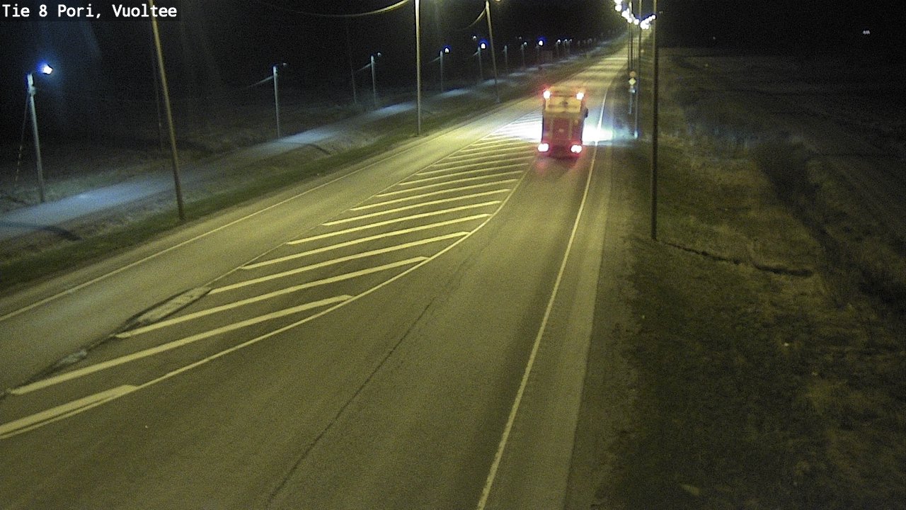 Weather Camera Image Väg 8 Björneborg, Vuoltee, Pori, Satakunta