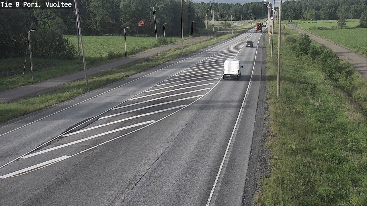 Kelikamerat Kuva Tie 8 Pori, Vuoltee, Pori, Satakunta