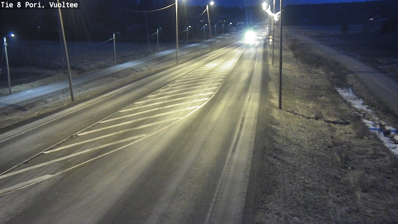 Weather Camera Image Road 8 Pori, Vuoltee, Pori, Satakunta