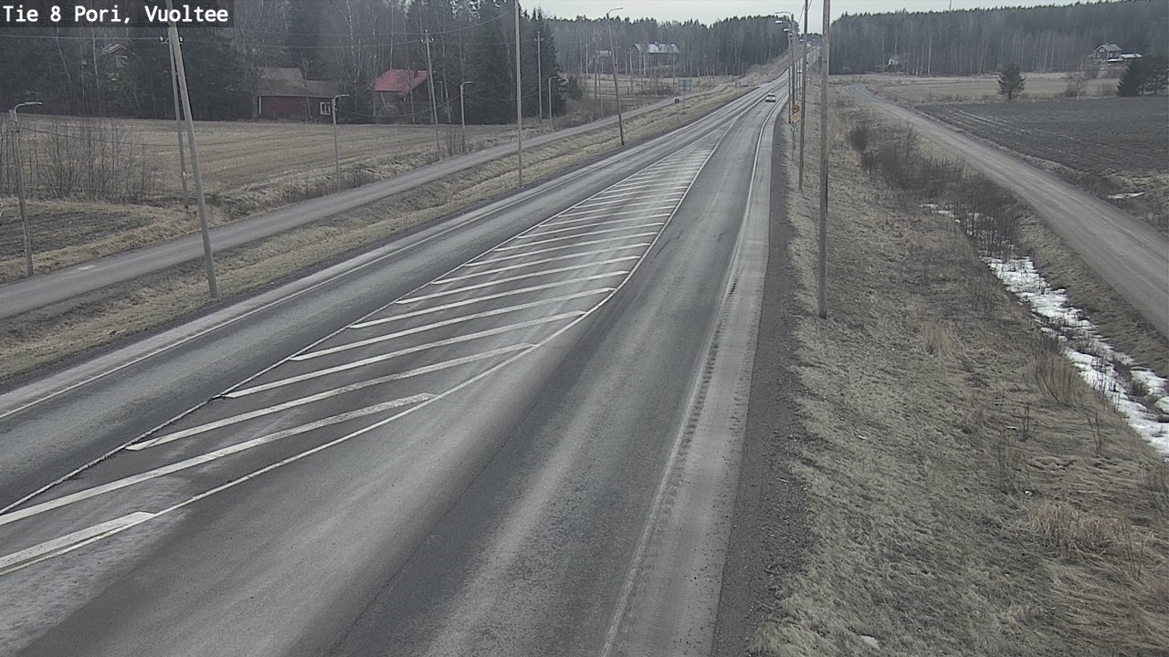 Weather Camera Image Road 8 Pori, Vuoltee, Pori, Satakunta