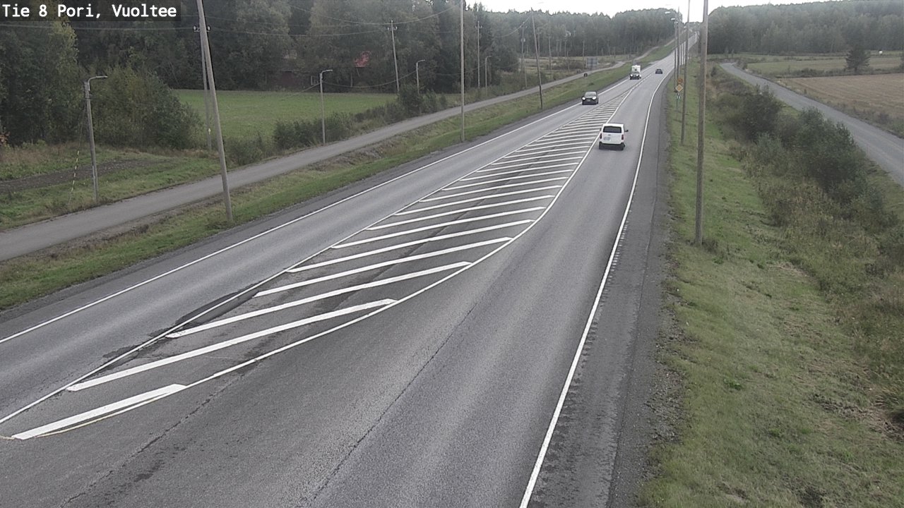 Kelikamerat Kuva Tie 8 Pori, Vuoltee, Pori, Satakunta