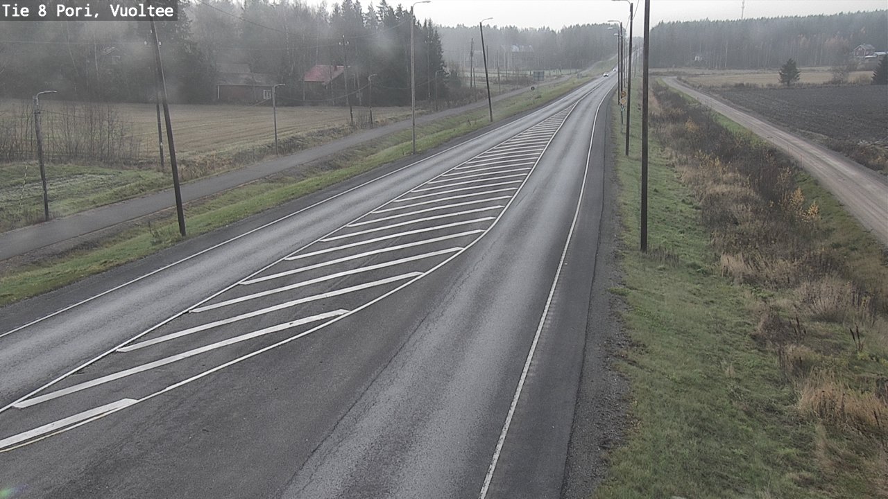 Kelikamerat Kuva Tie 8 Pori, Vuoltee, Pori, Satakunta