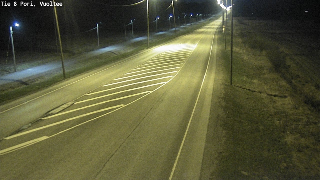 Weather Camera Image Väg 8 Björneborg, Vuoltee, Pori, Satakunta