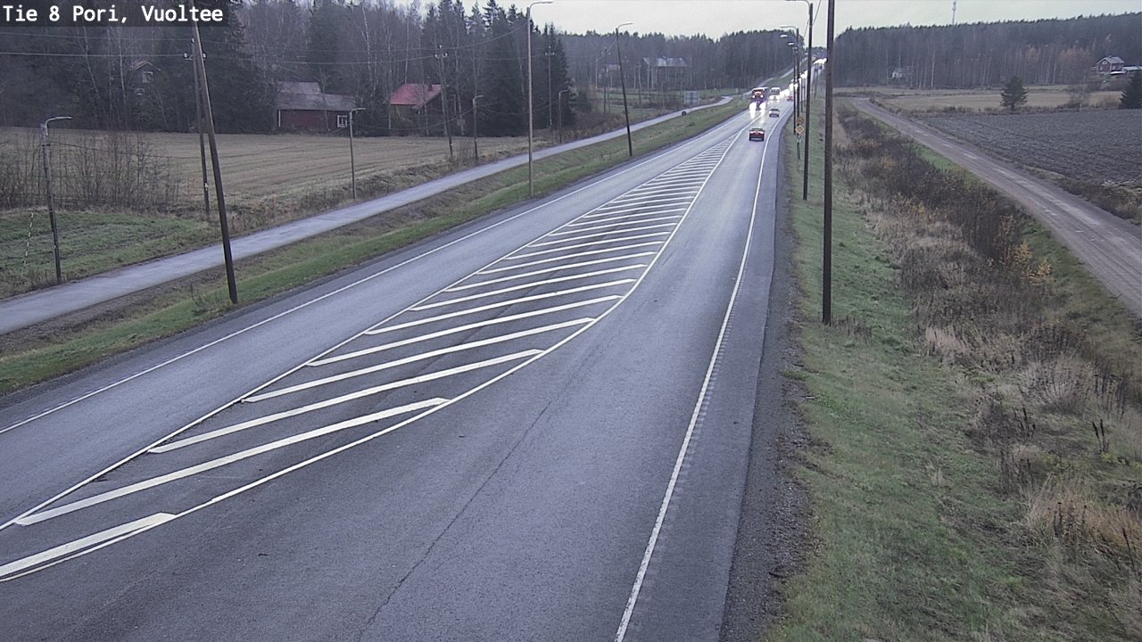 Kelikamerat Kuva Tie 8 Pori, Vuoltee, Pori, Satakunta