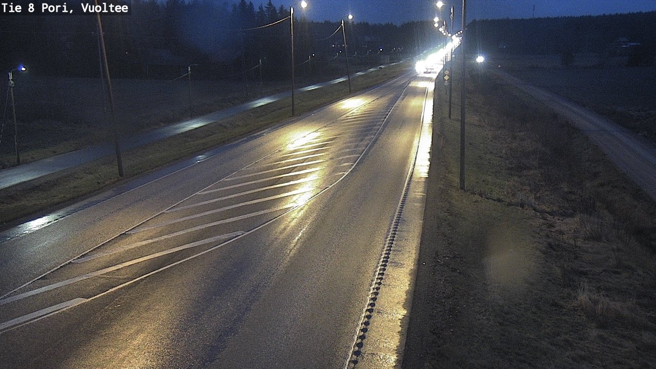 Weather Camera Image Road 8 Pori, Vuoltee, Pori, Satakunta