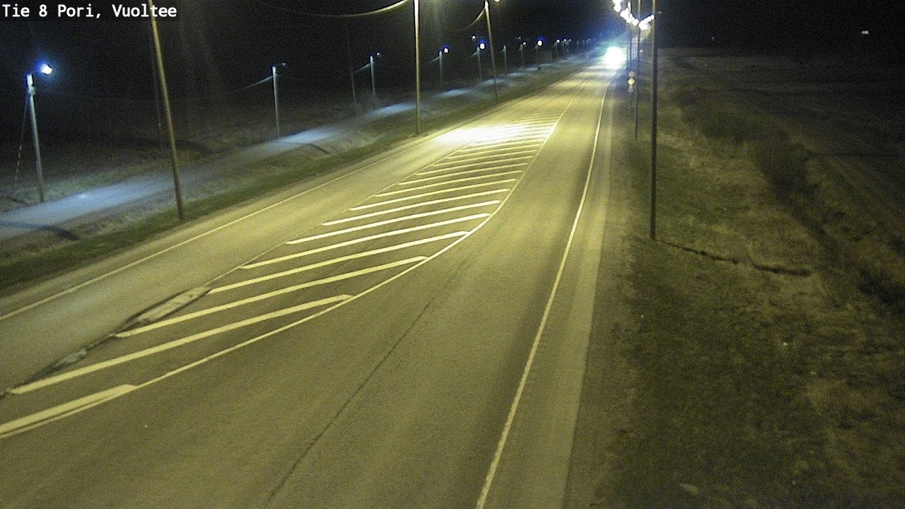 Weather Camera Image Väg 8 Björneborg, Vuoltee, Pori, Satakunta