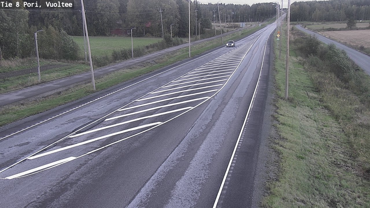 Weather Camera Image Road 8 Pori, Vuoltee, Pori, Satakunta
