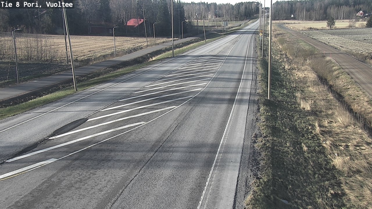 Kelikamerat Kuva Tie 8 Pori, Vuoltee, Pori, Satakunta