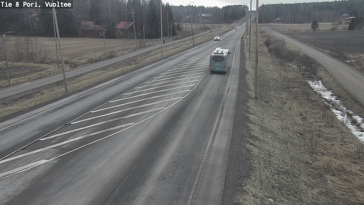 Weather Camera Image Road 8 Pori, Vuoltee, Pori, Satakunta