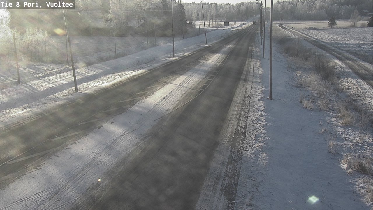 Weather Camera Image Väg 8 Björneborg, Vuoltee, Pori, Satakunta