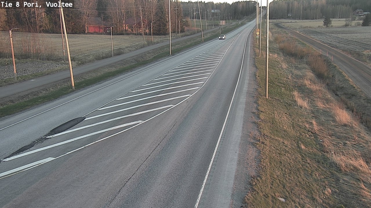 Kelikamerat Kuva Tie 8 Pori, Vuoltee, Pori, Satakunta