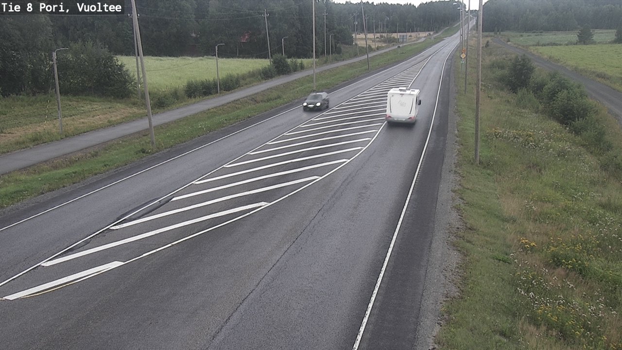 Weather Camera Image Road 8 Pori, Vuoltee, Pori, Satakunta