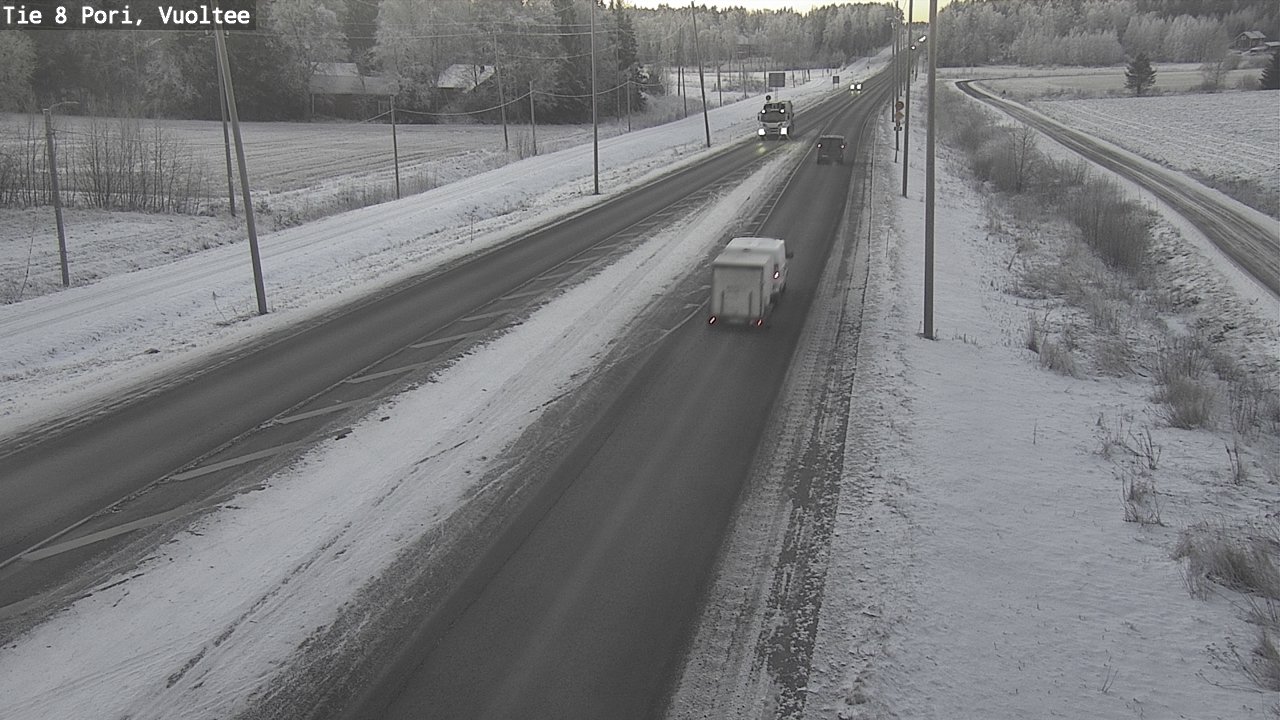 Kelikamerat Kuva Tie 8 Pori, Vuoltee, Pori, Satakunta