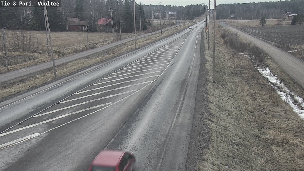Weather Camera Image Väg 8 Björneborg, Vuoltee, Pori, Satakunta