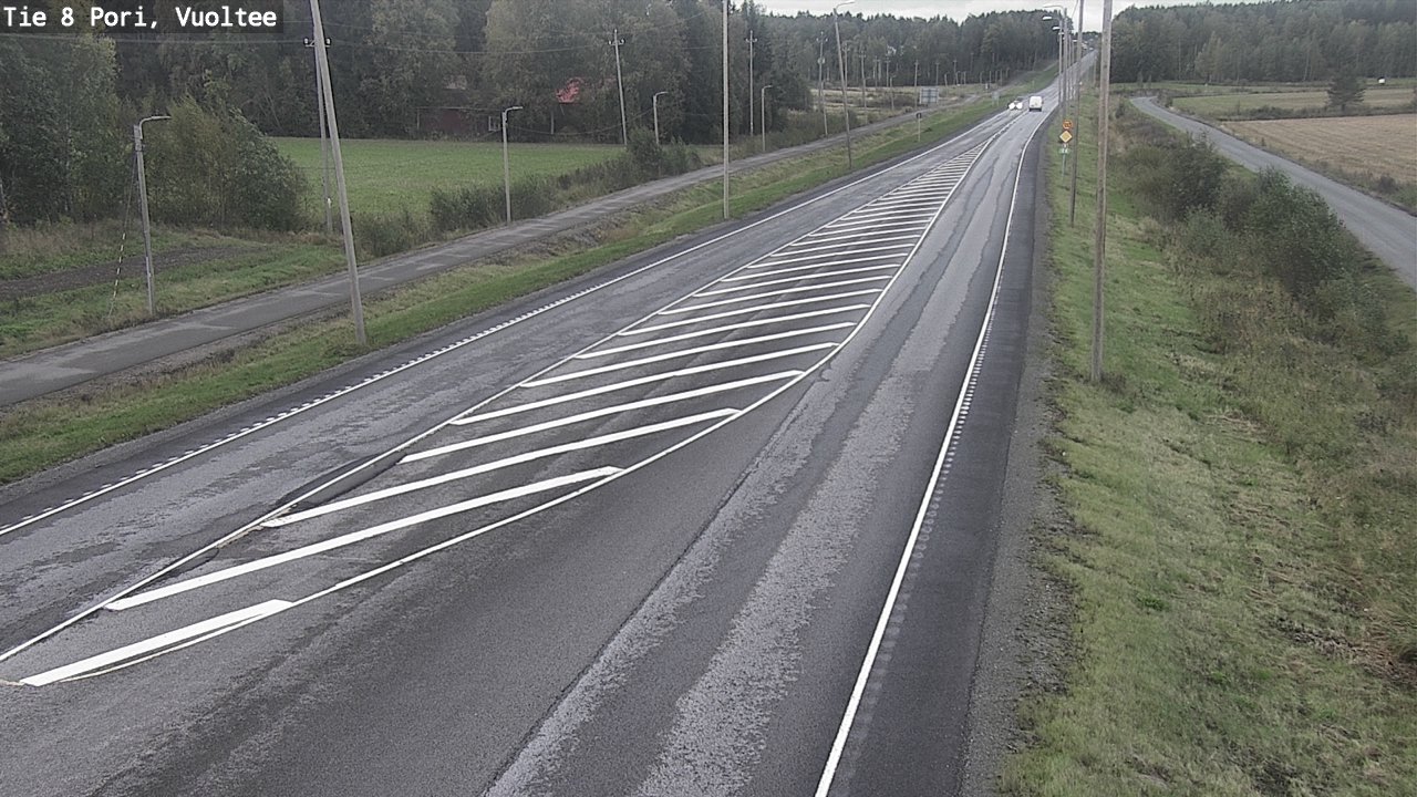 Weather Camera Image Road 8 Pori, Vuoltee, Pori, Satakunta