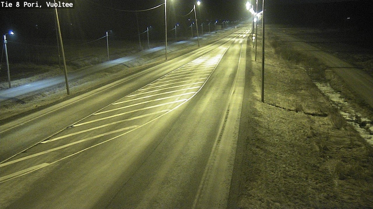Weather Camera Image Road 8 Pori, Vuoltee, Pori, Satakunta