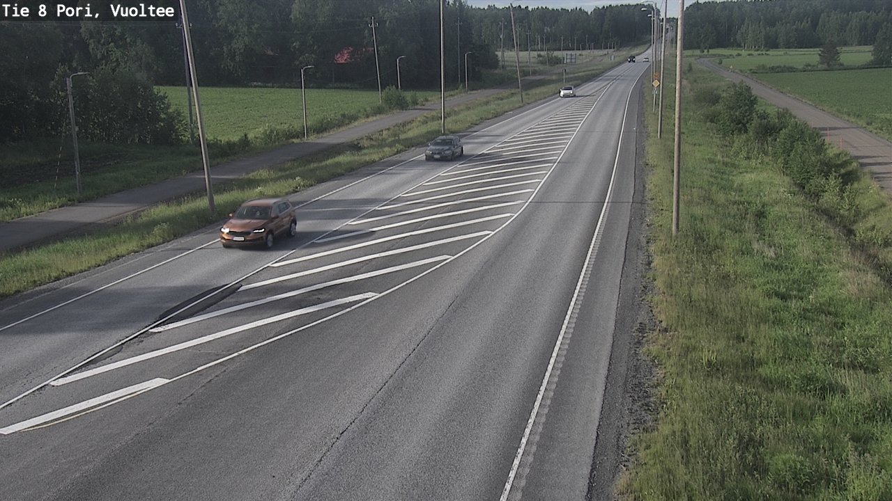 Weather Camera Image Road 8 Pori, Vuoltee, Pori, Satakunta