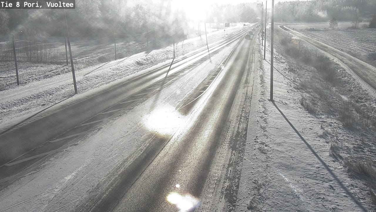 Weather Camera Image Road 8 Pori, Vuoltee, Pori, Satakunta