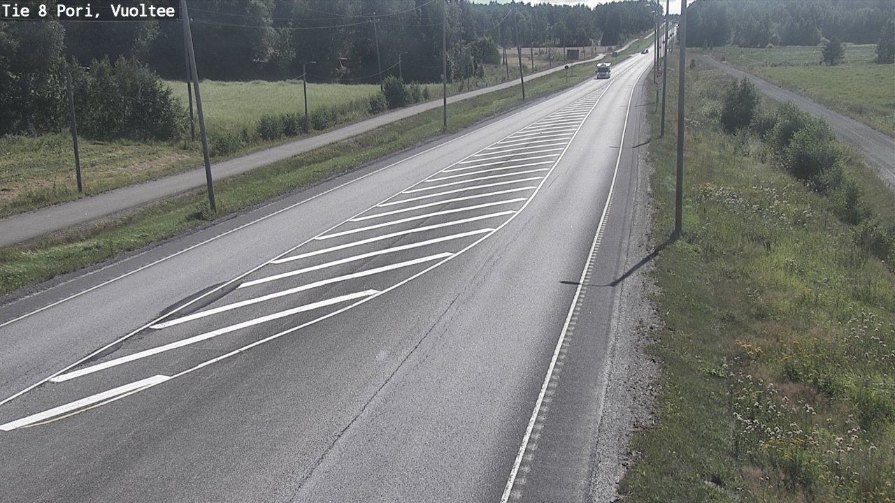 Kelikamerat Kuva Tie 8 Pori, Vuoltee, Pori, Satakunta