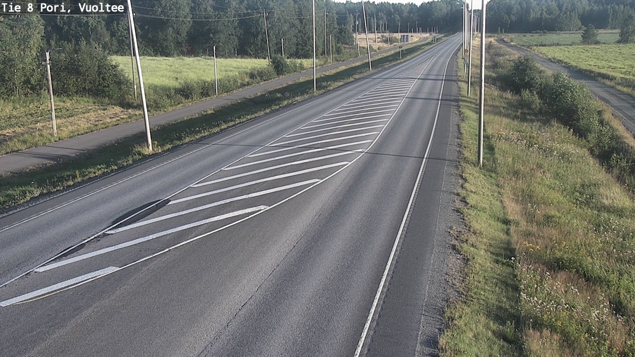 Kelikamerat Kuva Tie 8 Pori, Vuoltee, Pori, Satakunta