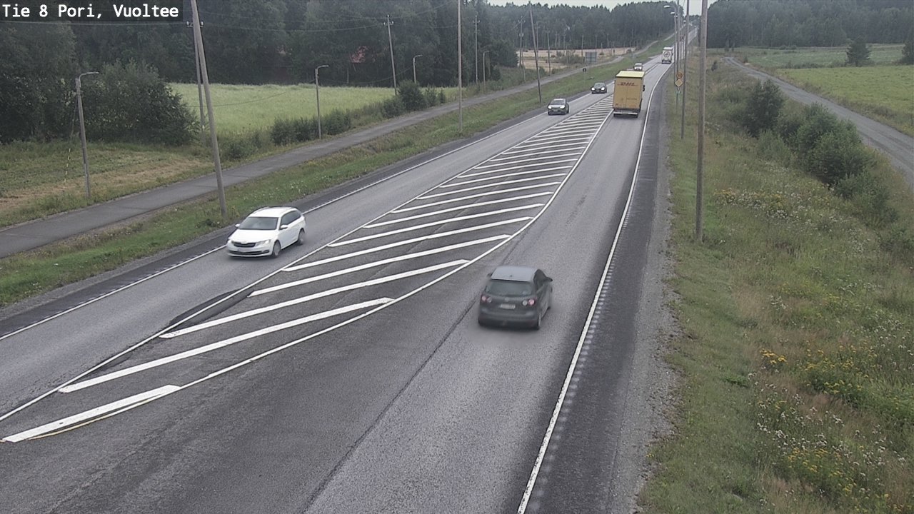 Weather Camera Image Road 8 Pori, Vuoltee, Pori, Satakunta