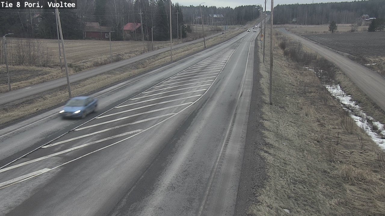 Weather Camera Image Road 8 Pori, Vuoltee, Pori, Satakunta