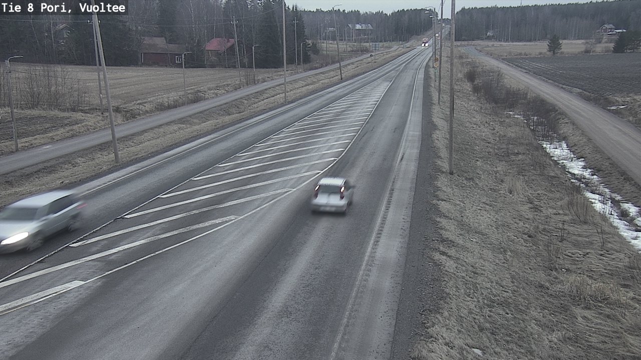 Weather Camera Image Road 8 Pori, Vuoltee, Pori, Satakunta