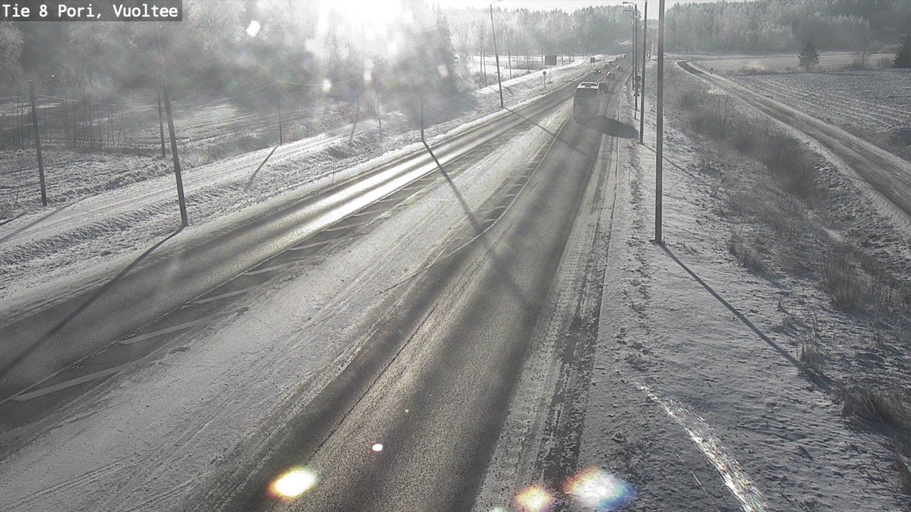 Weather Camera Image Road 8 Pori, Vuoltee, Pori, Satakunta
