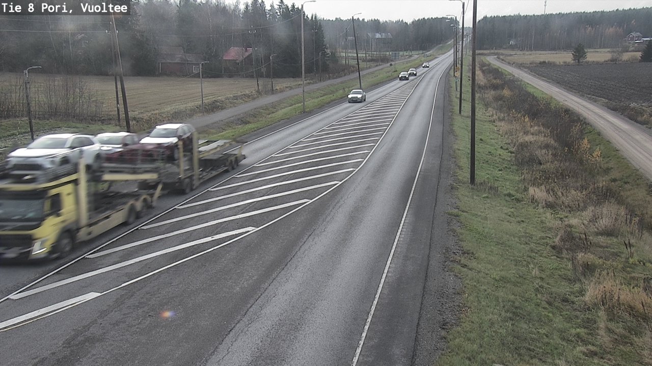 Kelikamerat Kuva Tie 8 Pori, Vuoltee, Pori, Satakunta