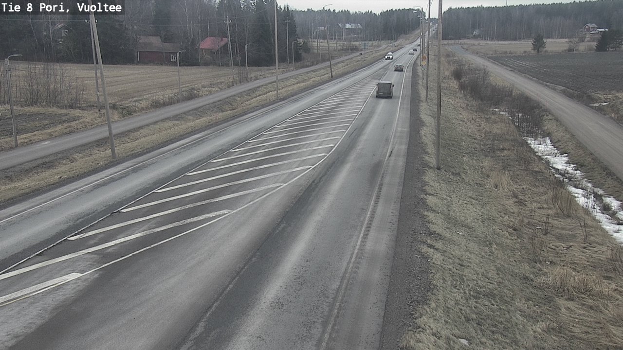 Weather Camera Image Road 8 Pori, Vuoltee, Pori, Satakunta