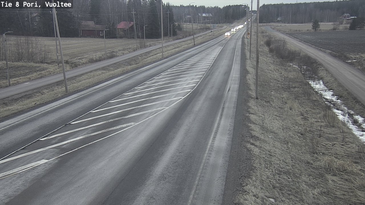 Weather Camera Image Road 8 Pori, Vuoltee, Pori, Satakunta