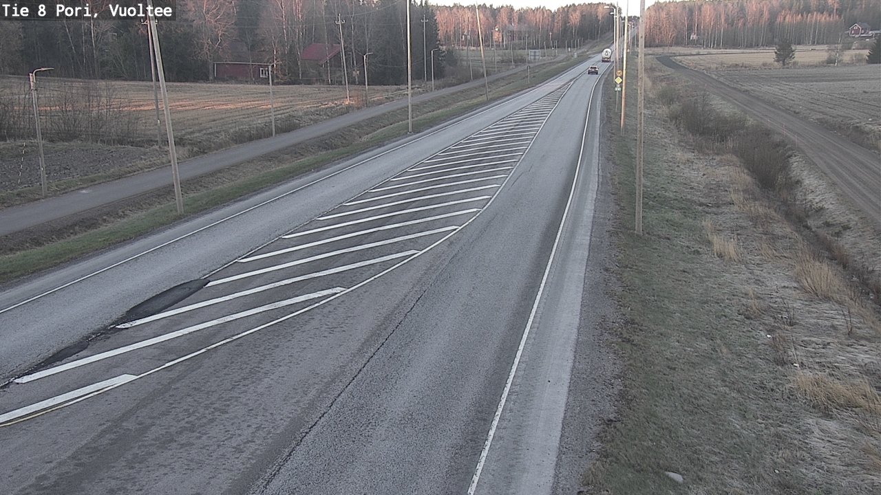 Kelikamerat Kuva Tie 8 Pori, Vuoltee, Pori, Satakunta
