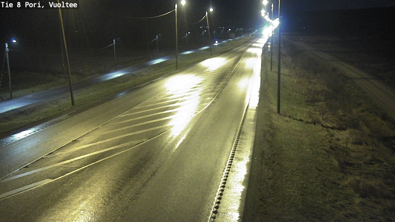 Weather Camera Image Road 8 Pori, Vuoltee, Pori, Satakunta