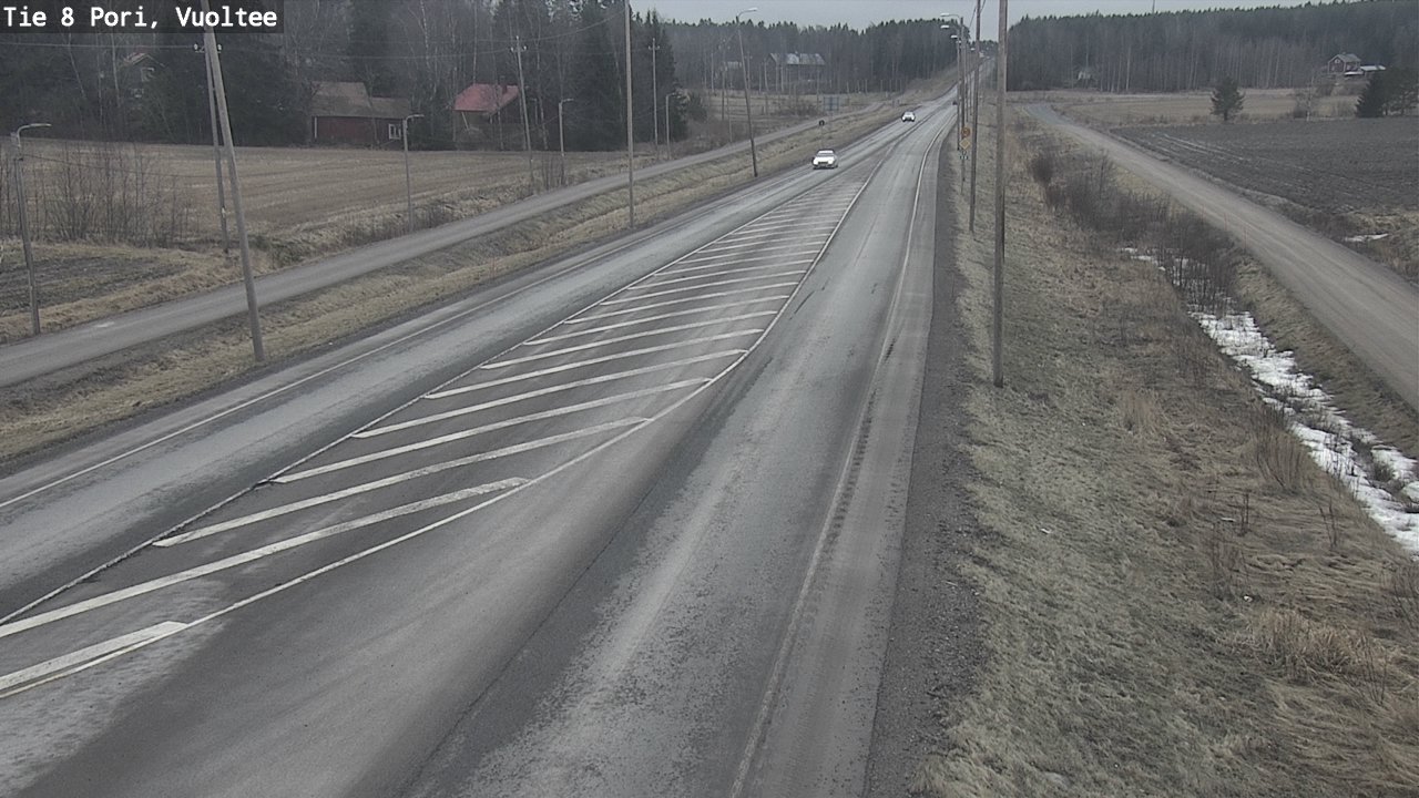 Weather Camera Image Väg 8 Björneborg, Vuoltee, Pori, Satakunta