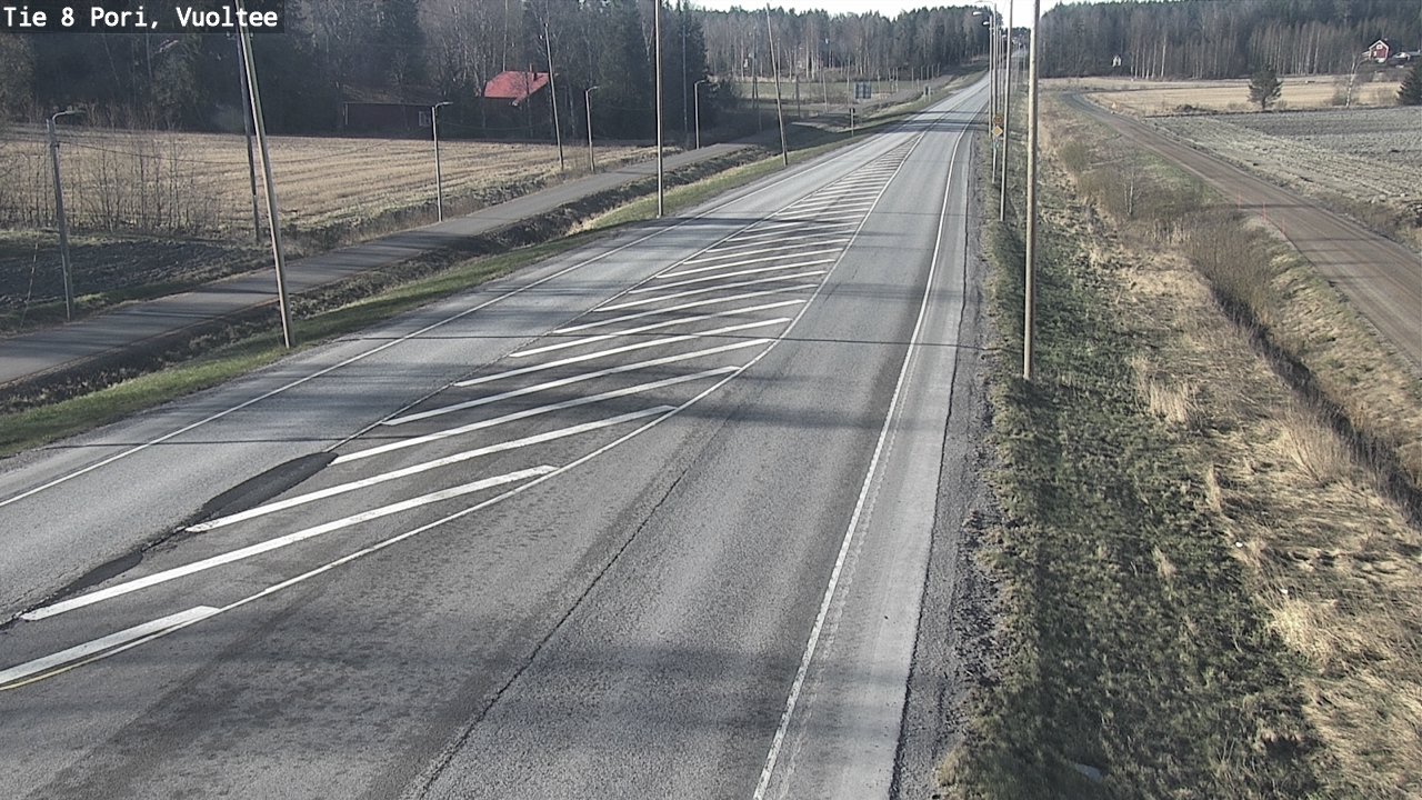 Kelikamerat Kuva Tie 8 Pori, Vuoltee, Pori, Satakunta