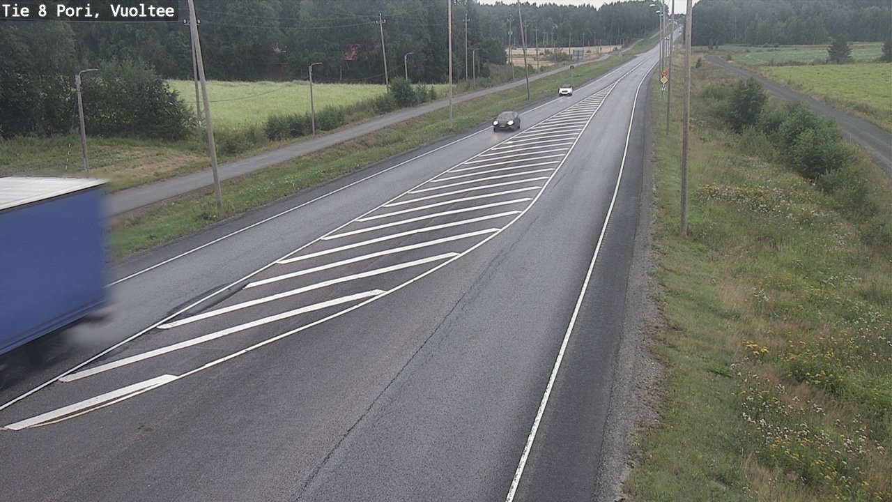 Weather Camera Image Road 8 Pori, Vuoltee, Pori, Satakunta