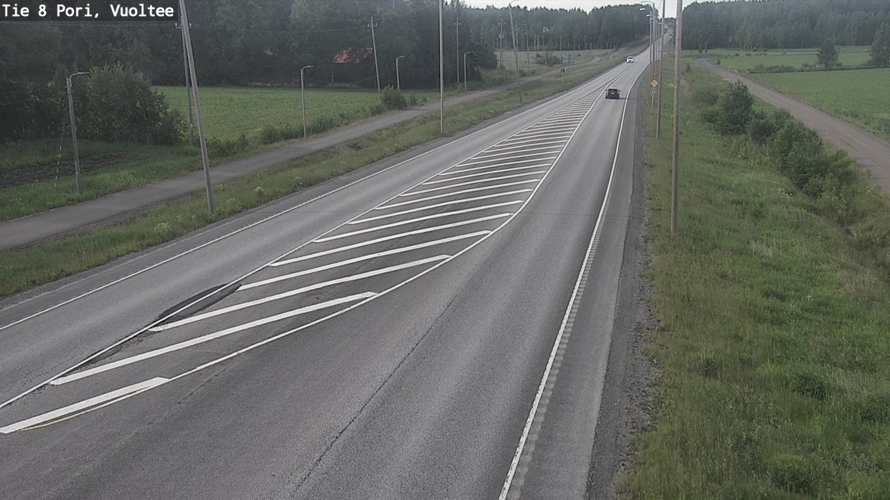 Weather Camera Image Väg 8 Björneborg, Vuoltee, Pori, Satakunta