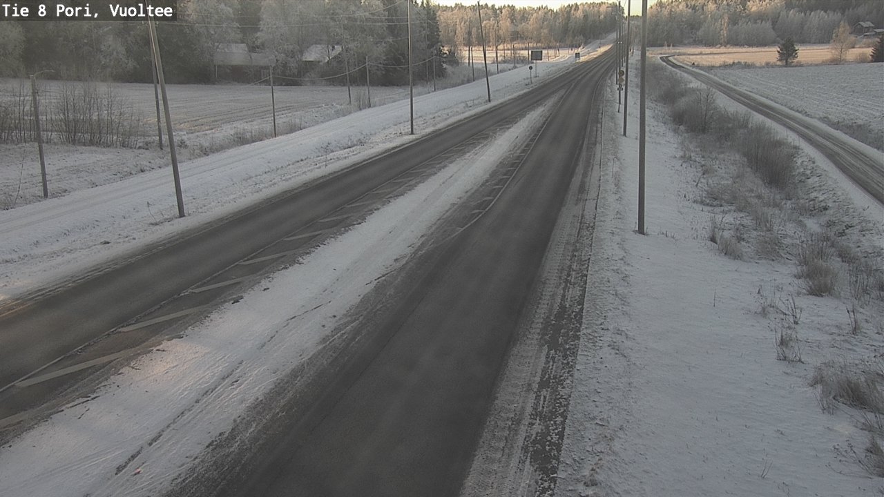 Weather Camera Image Väg 8 Björneborg, Vuoltee, Pori, Satakunta